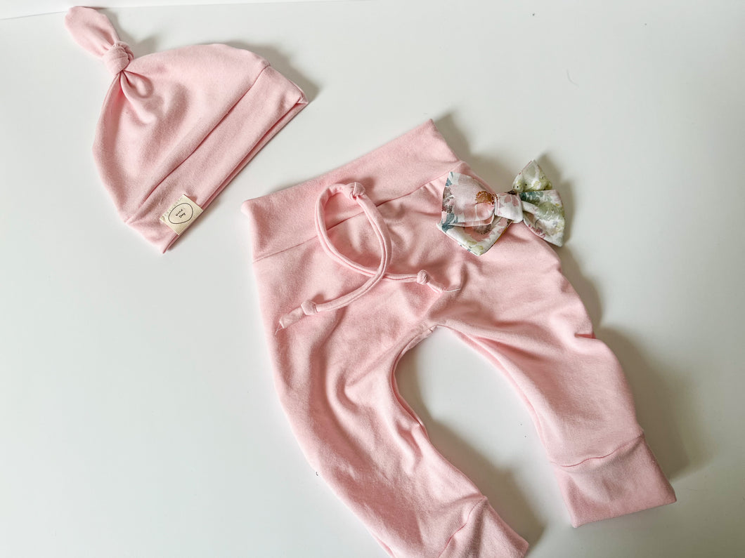 Baby pink newborn set
