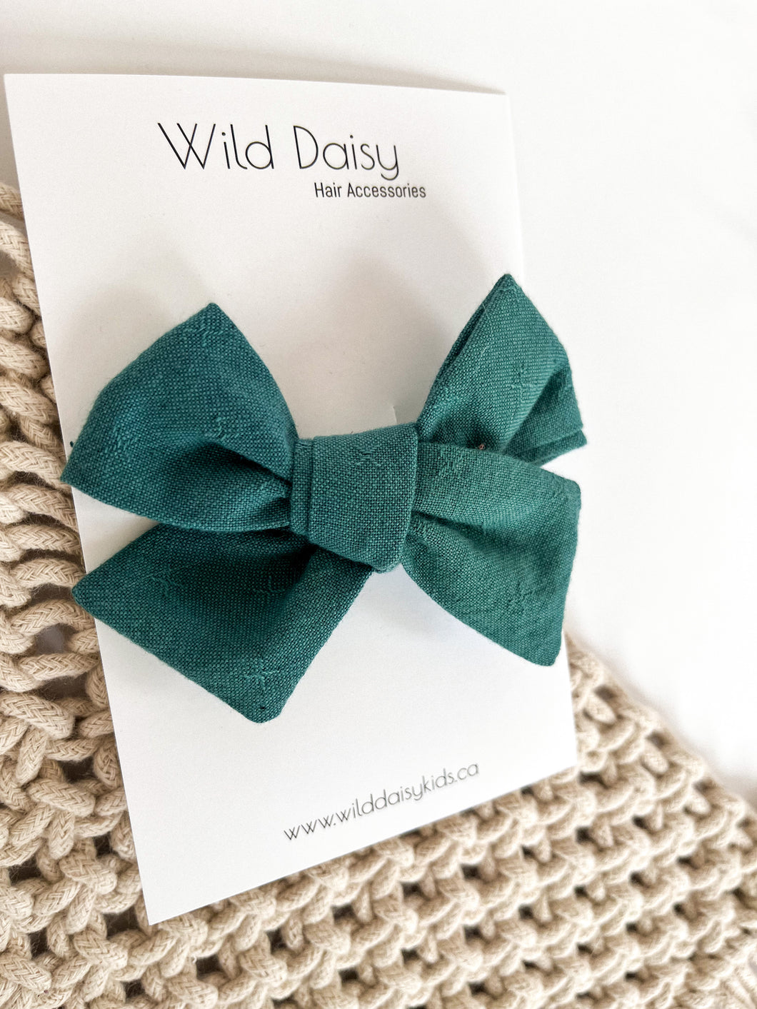 One Little bow - turquoise
